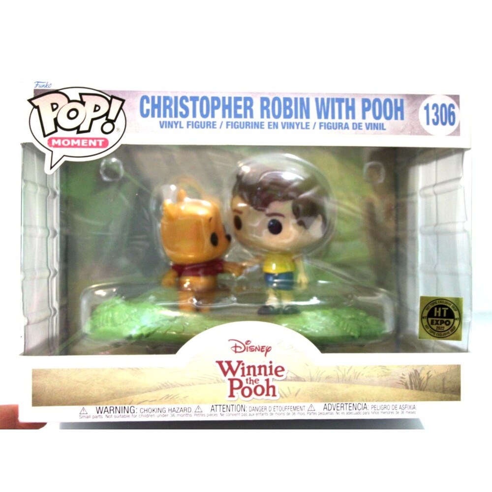 Funko Pop Moments Disney  Christopher Robin Winnie Pooh Hot Topic Exclusive Fig